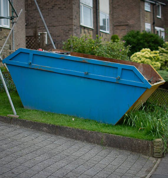 Maxi Skip for Garden Waste Removal in Bury